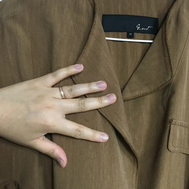 [SOLD OUT] GCUT 지컷 벨티드 린넨 자켓 55