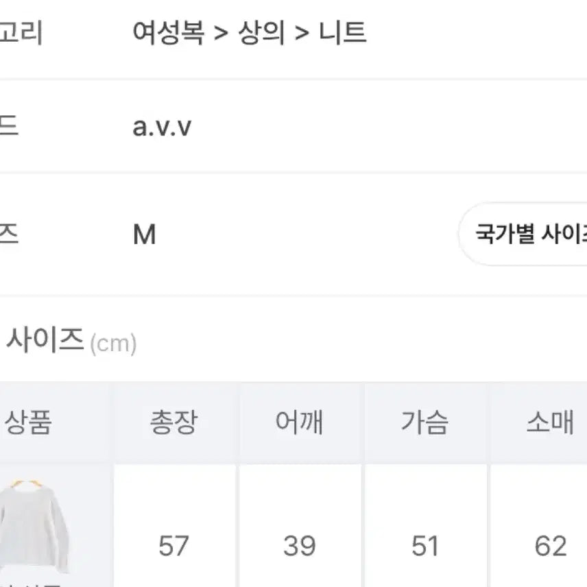 [SOLD OUT] a.v.v standard 하늘색 레글런 니트 M 스카이블루