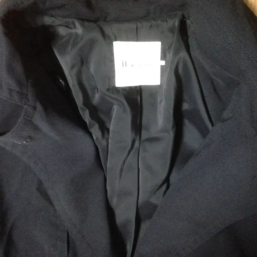 [BUNJANG] Michaa Navy Trench Coat / [ it Michaa ] 잇미샤 네이비 트렌치코트 Navy 55사이즈