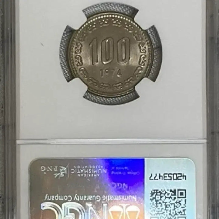 [BUNJANG] 1974 100 Won Error Coin / 1974년 100원 에러주화 MS63 판매합니다