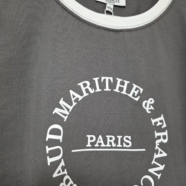 [BUNJANG] Marithe Francois Girbaud Color Block Short Sleeve T-shirt / 마리떼 프랑소와 저버 배색 반팔 티셔츠