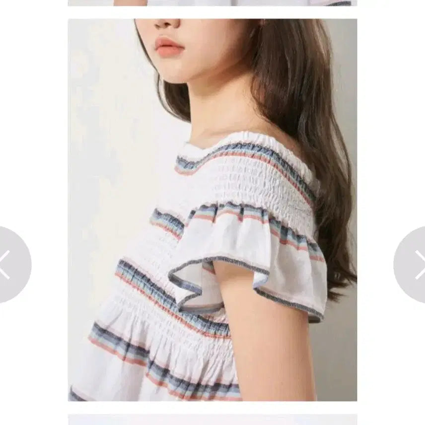 [BUNJANG] 8 Seconds Striped Blouse / 에잇세컨즈블라우스