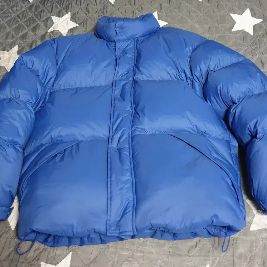 [BUNJANG] Thomas More Michelin Down Short Padded Jacket (Blue, M) / 토마스모어 포멀 미쉐린 다운 숏패딩 블루 (M)