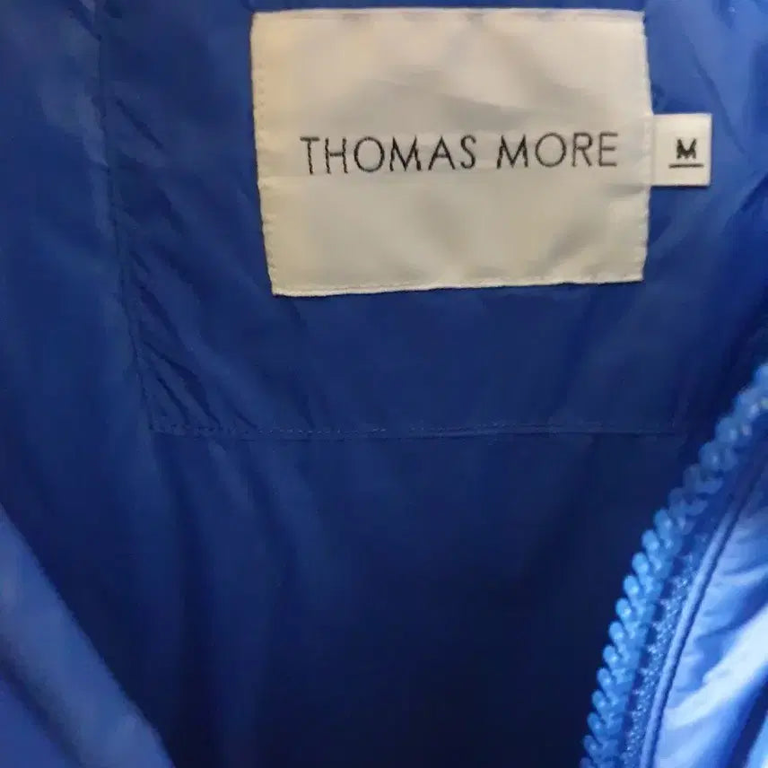 [BUNJANG] Thomas More Michelin Down Short Padded Jacket (Blue, M) / 토마스모어 포멀 미쉐린 다운 숏패딩 블루 (M)
