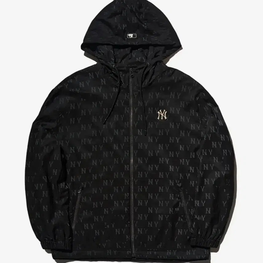 [BUNJANG] MLB NY Yankees Monogram Windbreaker Jacket / XL MLB NY 양키스 바람막이 후드 자켓