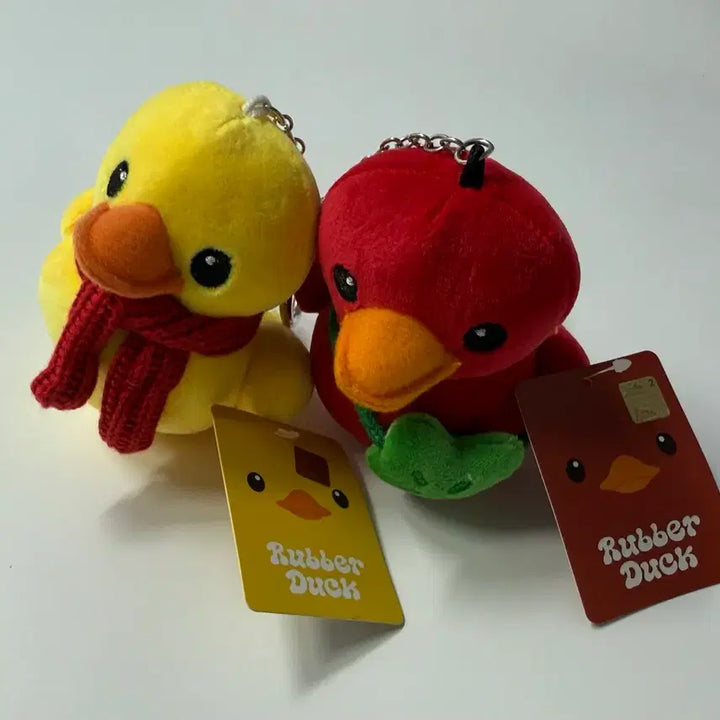 [BUNJANG] Rubber Duck Plush Keyring Set / 러버덕 인형 키링 세트 (새상품)