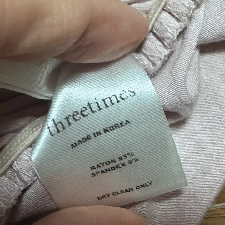 [BUNJANG] 3 Times Drape Top Pink / 쓰리타임즈 드레이프 탑 핑크