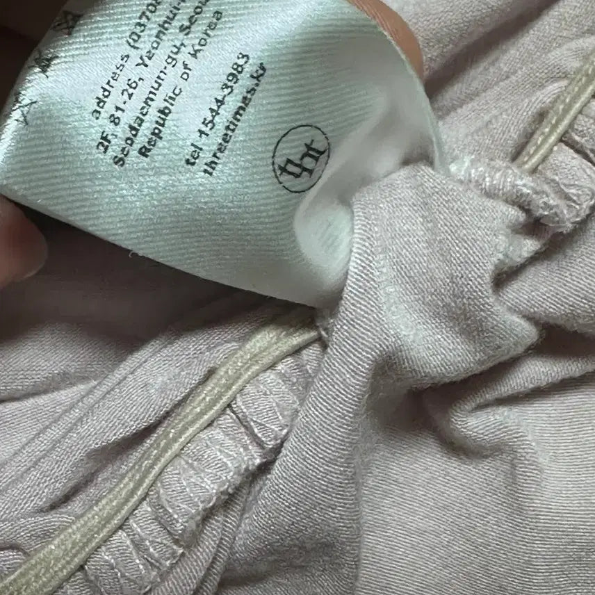 [BUNJANG] 3 Times Drape Top Pink / 쓰리타임즈 드레이프 탑 핑크