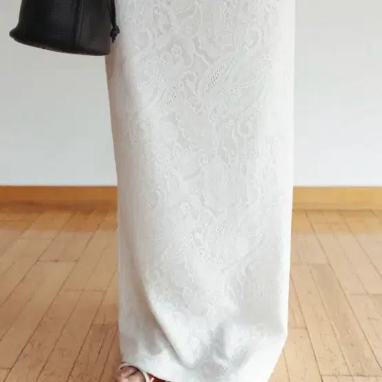 [BUNJANG] Monoha Lace Long Skirt / 모노하 레이스스커트 1회착용