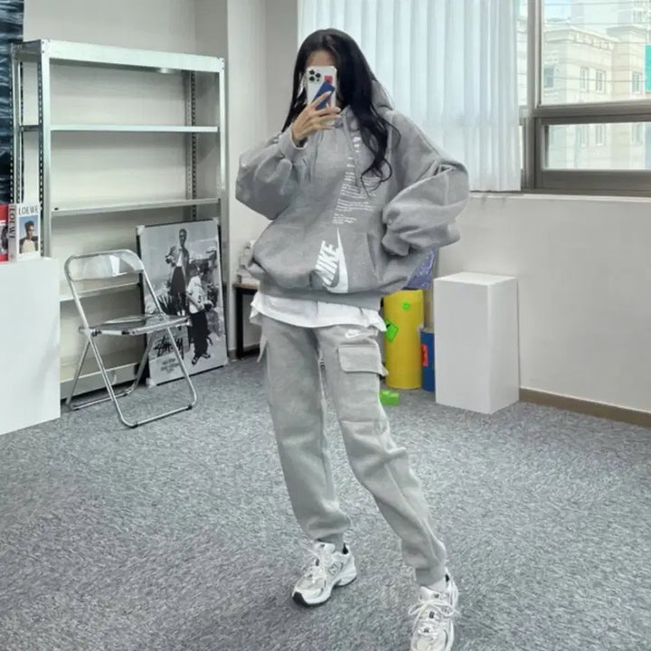 [BUNJANG] Cargo Fleece Lined Pants / 카고 기모바지