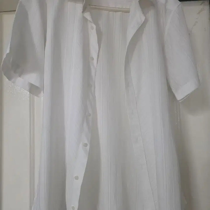 [BUNJANG] TNGT Short Sleeve White Shirt Bundle Set / 반팔와이셔츠 두장 100사이즈