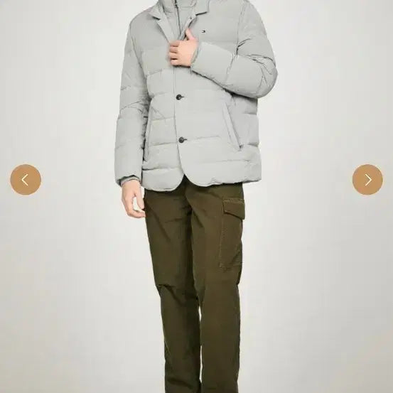 [BUNJANG] Tommy Hilfiger Blazer Goose Down Jacket XL / 타미힐피거 블레이저 구스 다운 자켓 남자패딩 XL (거의새제품)