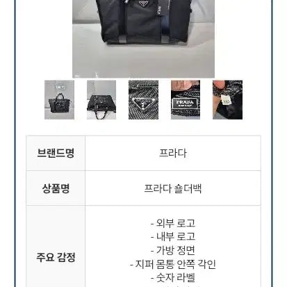 [BUNJANG] Prada Shoulder Bag / 정품 프라다 숄더백