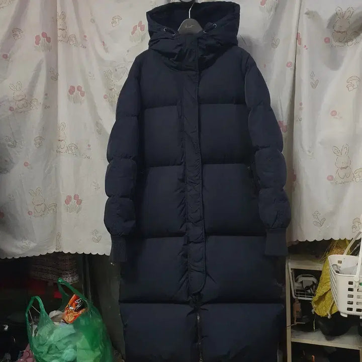 [BUNJANG] Beaker Goose Down Long Padded Jacket / 비이커   후드 구스다운  롱 패딩  :정리가