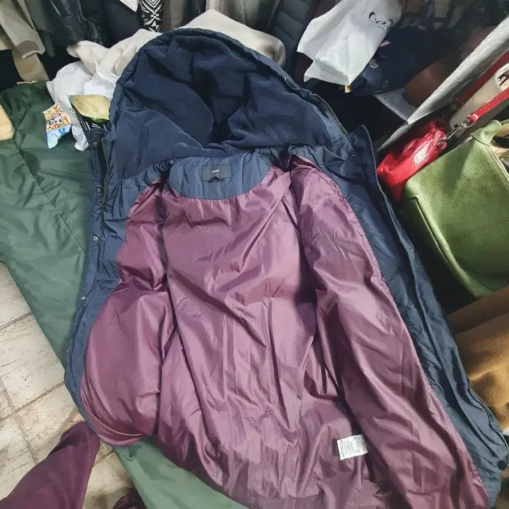 [BUNJANG] Beaker Goose Down Long Padded Jacket / 비이커   후드 구스다운  롱 패딩  :정리가