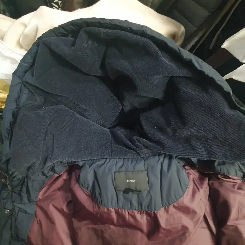 [BUNJANG] Beaker Goose Down Long Padded Jacket / 비이커   후드 구스다운  롱 패딩  :정리가