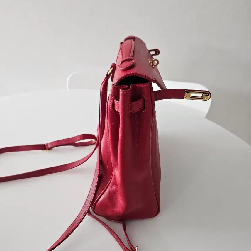 [BUNJANG] Pepper YoonYoon Backpack (Large) Red / 페퍼윤윤 백팩 (라지)레드