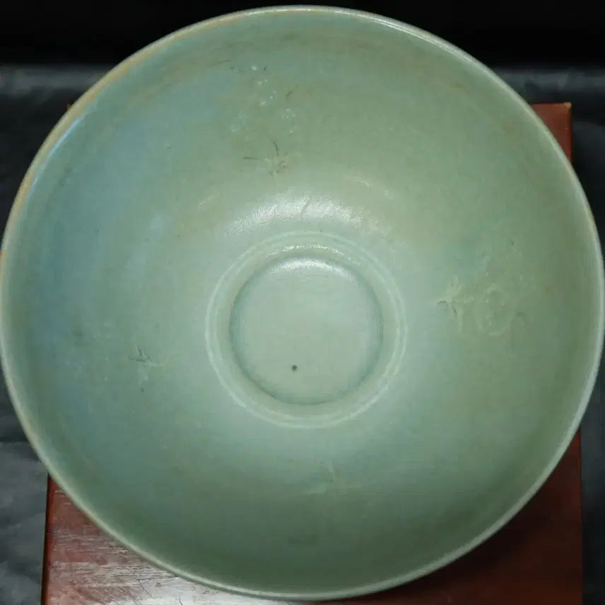 [BUNJANG] Korean Celadon Porcelain Crane Cloud Pattern Bowl / 한국 도자기 고려청자 운학문 완