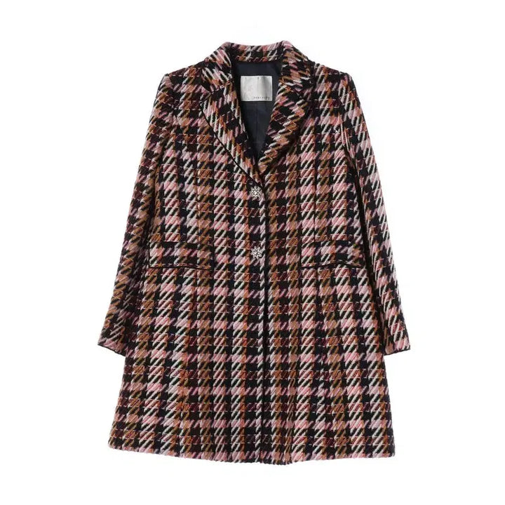 [BUNJANG] Renny Ron Diamond Check Coat (Women's 55) / 레니본 다이아볼 체크코트/여성55/AAAIMC2020