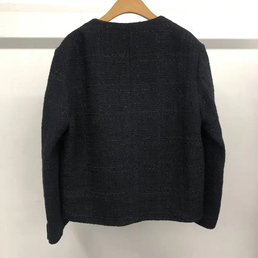 [BUNJANG] Studio Tomboy Tweed Collarless Jacket / 스튜디오톰보이 트위드 노카라 자켓 55-66