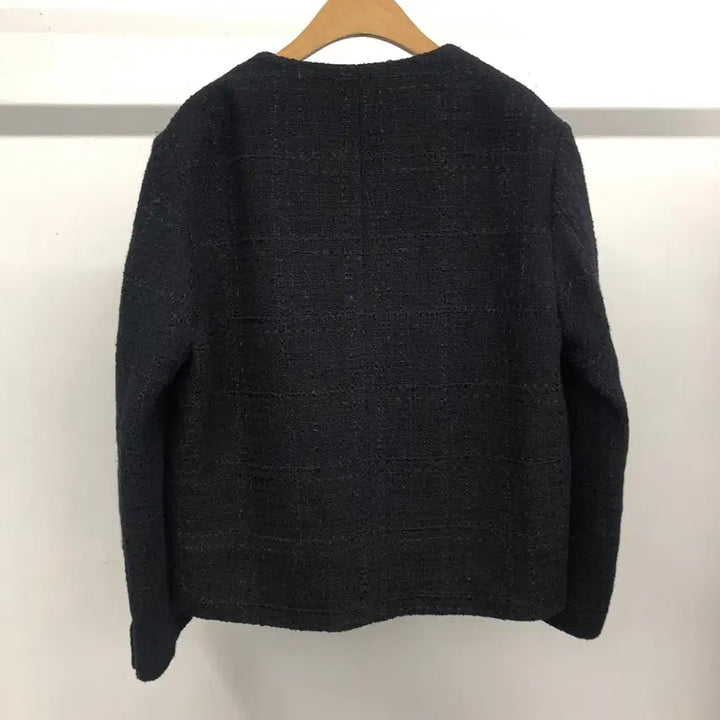 [BUNJANG] Studio Tomboy Tweed Collarless Jacket / 스튜디오톰보이 트위드 노카라 자켓 55-66