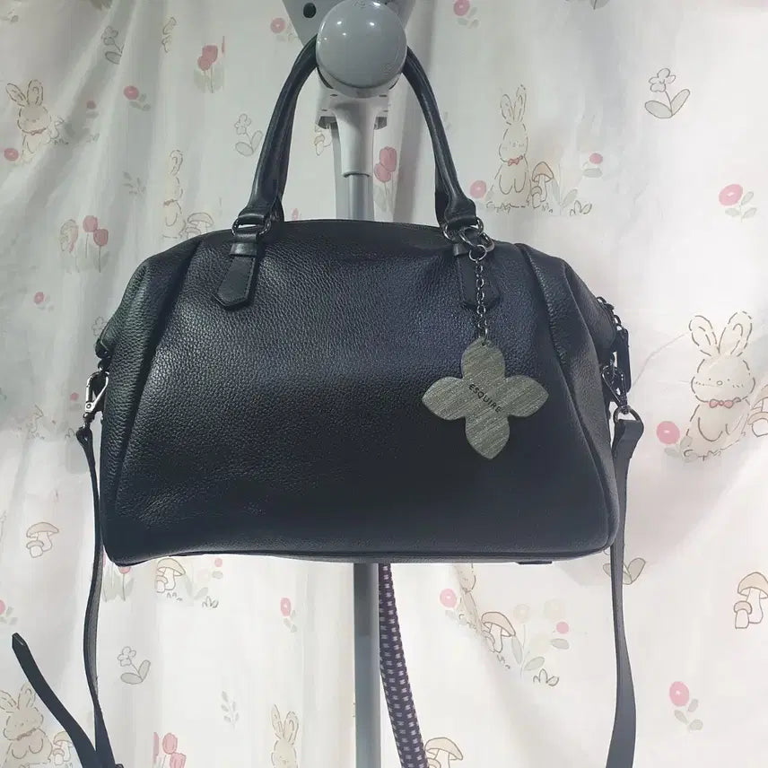 [BUNJANG] Esquire Leather Tote/Shoulder Bag / 에스콰이아    천연가죽  토트백/ 숄더백