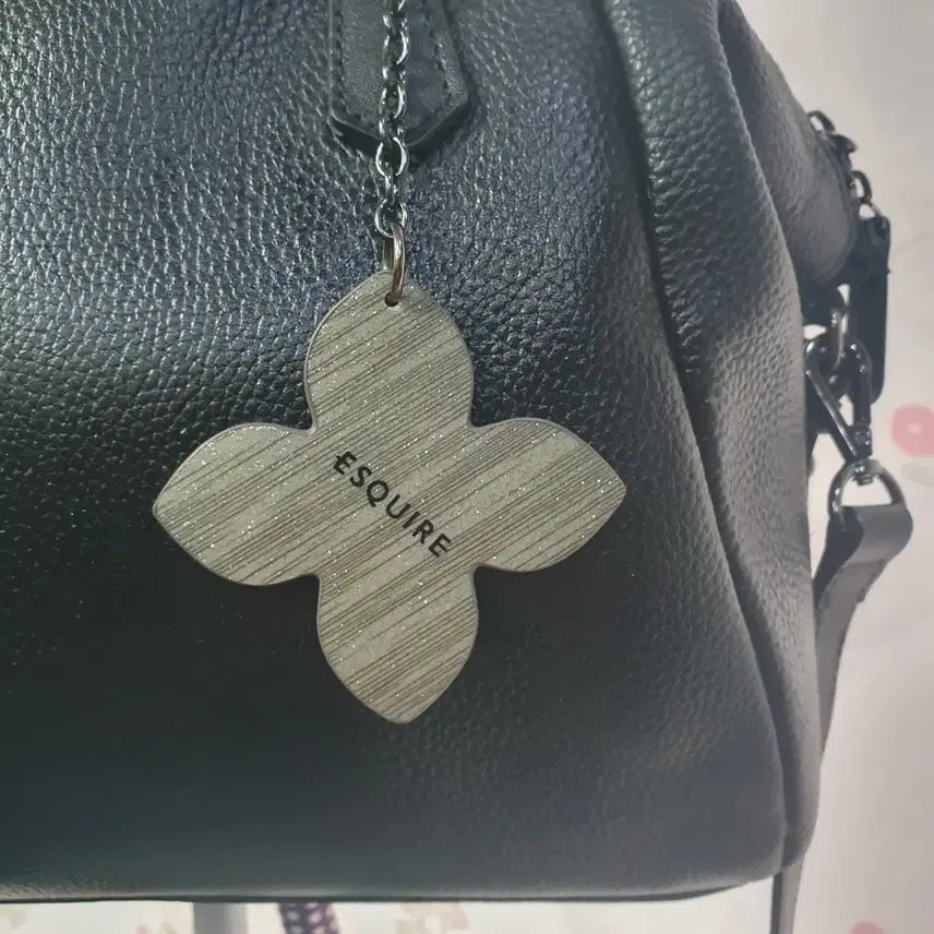 [BUNJANG] Esquire Leather Tote/Shoulder Bag / 에스콰이아    천연가죽  토트백/ 숄더백