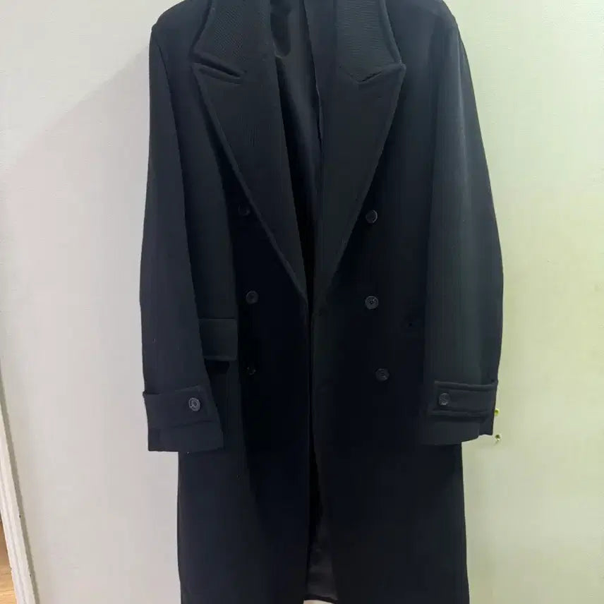 [BUNJANG] STCO Black Long Coat / STCO 검정 모 롱코트