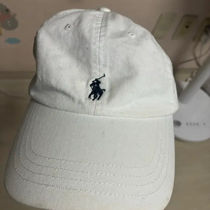 [BUNJANG] Polo White Ball Cap / 폴로 모자
