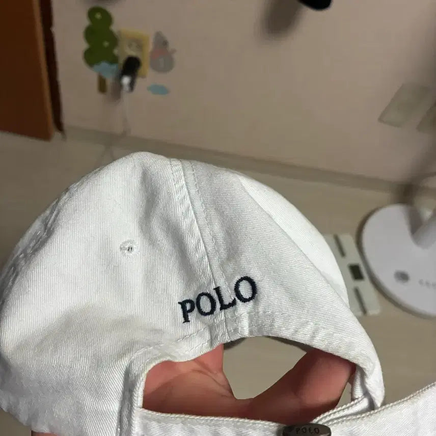 [BUNJANG] Polo White Ball Cap / 폴로 모자