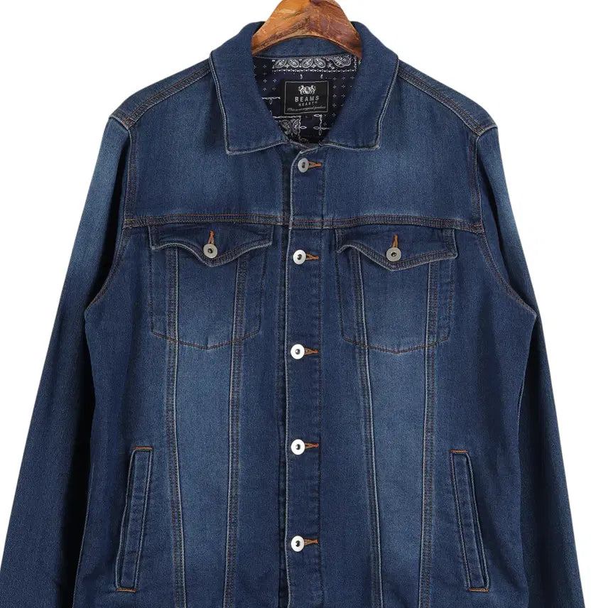 [BUNJANG] BEAMS HEART Denim Jacket / 빔즈 하트 BEAMS HEART 데님 자켓 L / k3067