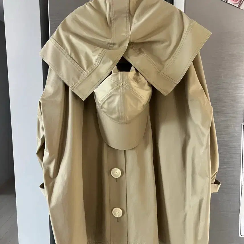 [BUNJANG] Nagonstans Trench Coat & Hat Set / 나곤스탄스 트렌치코트 모자세트