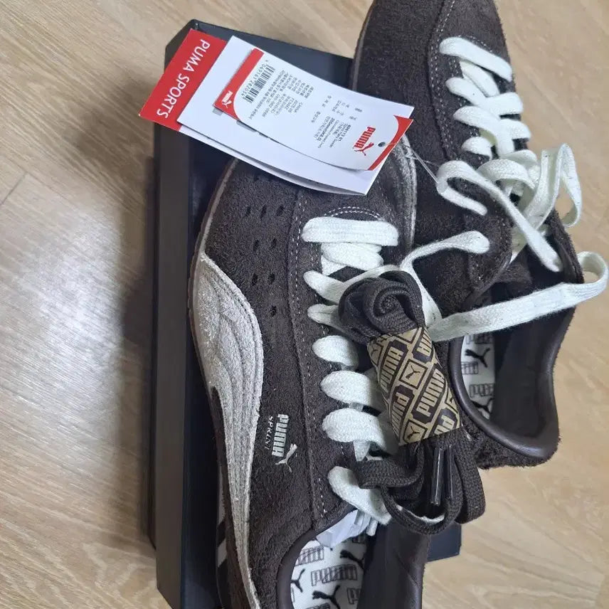 [BUNJANG] Puma Suede Brown Sneakers / 푸마 헤어리 스웨이드 브라운 _ 255