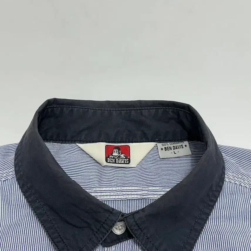 [BUNJANG] Ben Davis Striped Work Shirt / 벤데이비스 스트라이프 워크 셔츠