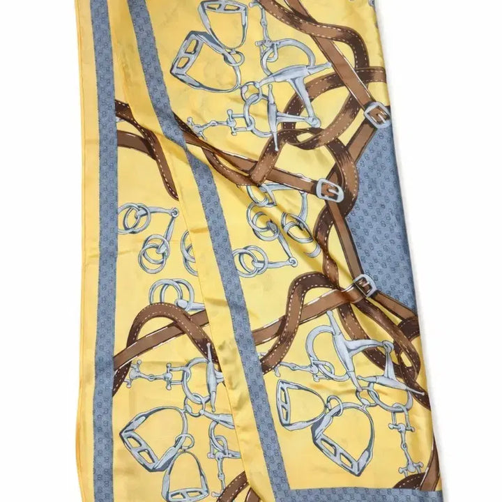 [BUNJANG] Unbranded Riding Pattern Scarf / (새상품) 승마패턴 스카프