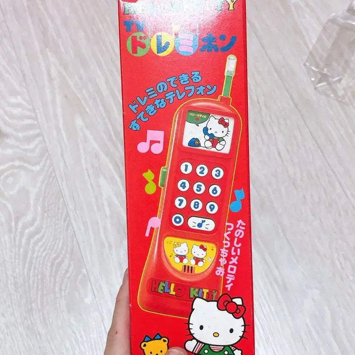 [BUNJANG] Vintage Hello Kitty Doremi Phone Toy / 고전키티 도레미폰 전화기장난감 고전문구 고전완구