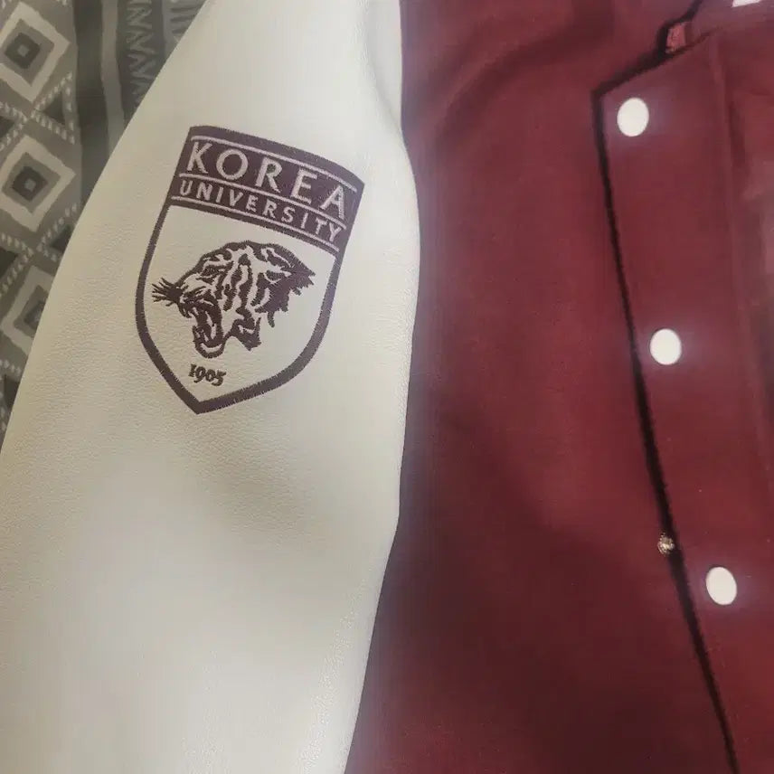 [BUNJANG] Korea University Varsity Jacket / 고려대학교 학잠 과잠
