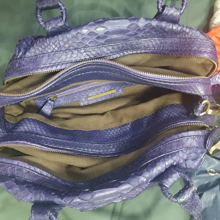 [BUNJANG] KAMALI Python Leather Tote/Shoulder Bag / KAMALI   천연 뱀피가죽    토트/  숄더백