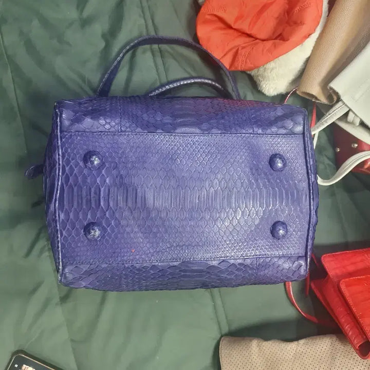 [BUNJANG] KAMALI Python Leather Tote/Shoulder Bag / KAMALI   천연 뱀피가죽    토트/  숄더백