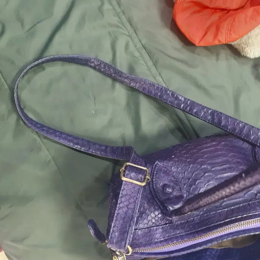 [BUNJANG] KAMALI Python Leather Tote/Shoulder Bag / KAMALI   천연 뱀피가죽    토트/  숄더백