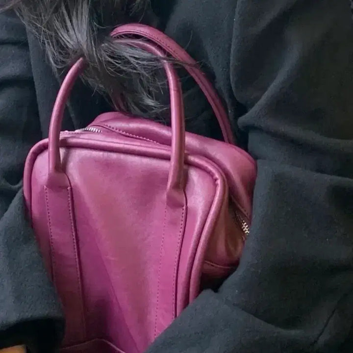 [BUNJANG] Yeomim Box Bag Grape / 여밈 박스백 포도색 grape