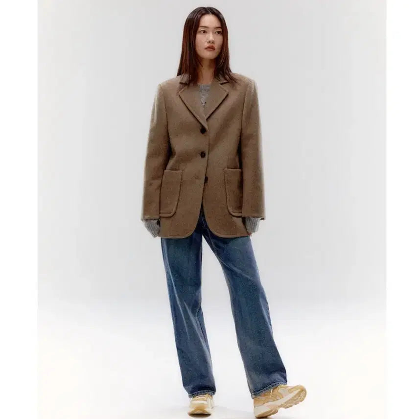 [BUNJANG] Decabre Wool Blend Outpocket Single Jacket / (무배)데카브 울 블랜드 아웃포켓 싱글 자켓