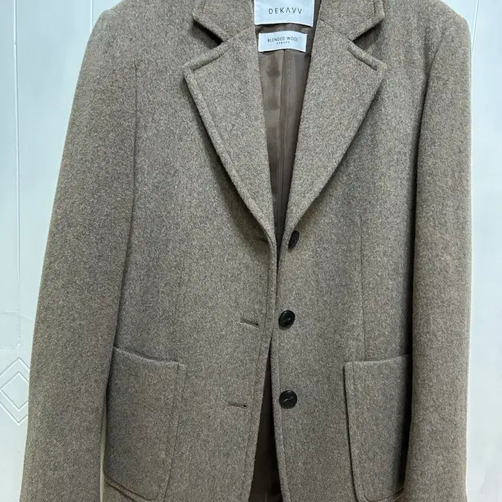 [BUNJANG] Decabre Wool Blend Outpocket Single Jacket / (무배)데카브 울 블랜드 아웃포켓 싱글 자켓