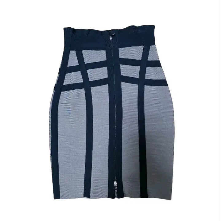 [BUNJANG] Checkered Pattern Midi Skirt / 체크 패턴 스커트