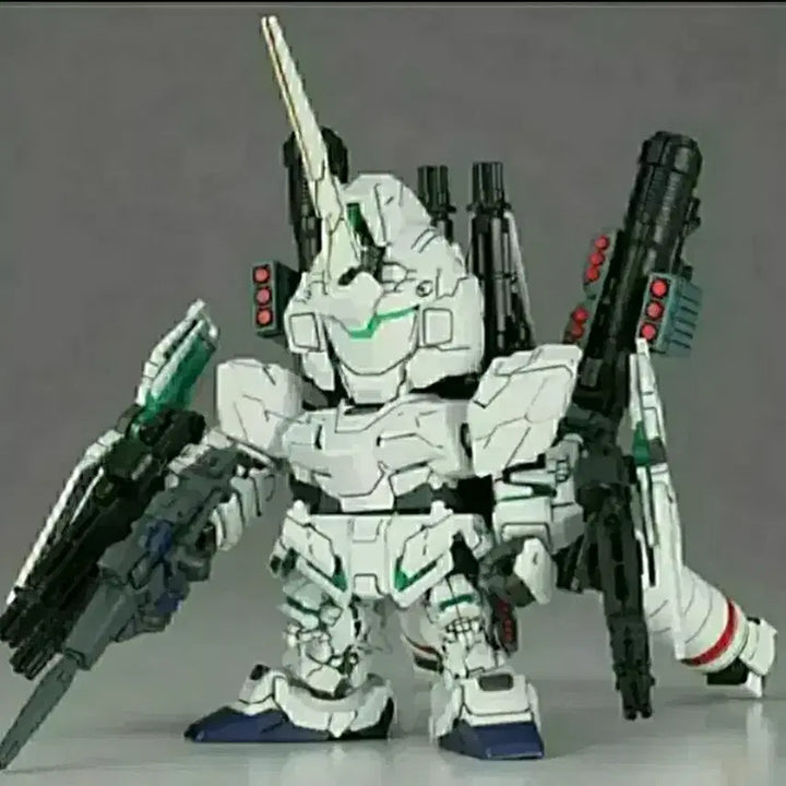 [BUNJANG] SD Full Armor Unicorn Gundam Model Figure / sd 풀아머 유니콘 건담 프라모델 피규어 건담베이스 장난감 애니 장난감