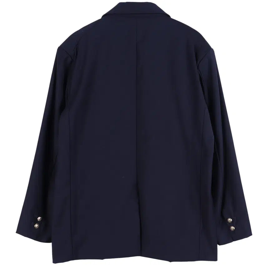 [BUNJANG] Partimento Navy Blazer / 파르티멘토 네이비 금장 오버핏 블레이저 S / k3077