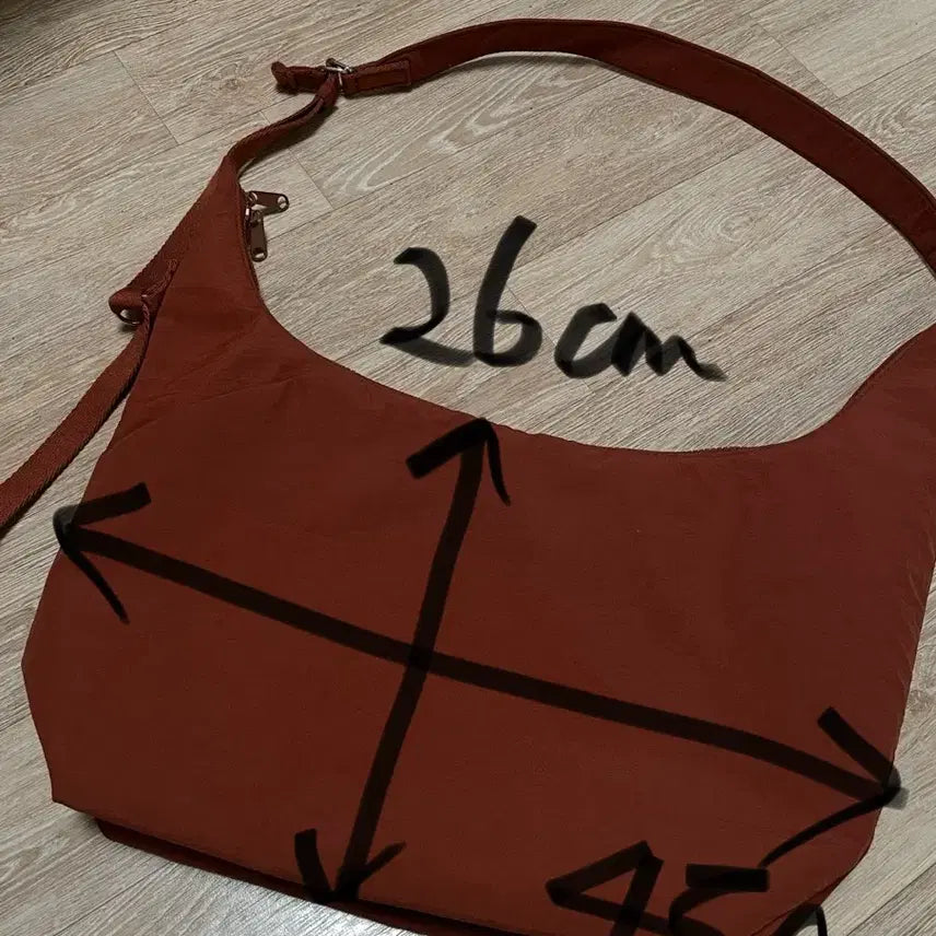 [BUNJANG] gu Cocoon Crossbody Bag Brick Orange / gu 코쿤 크로스백 브릭 오렌지