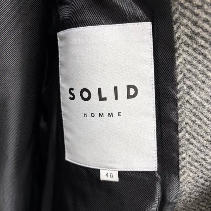 [BUNJANG] Solid Homme 21st Anniversary Herringbone Coat / 솔리드옴므 21주년 헤링본 코트