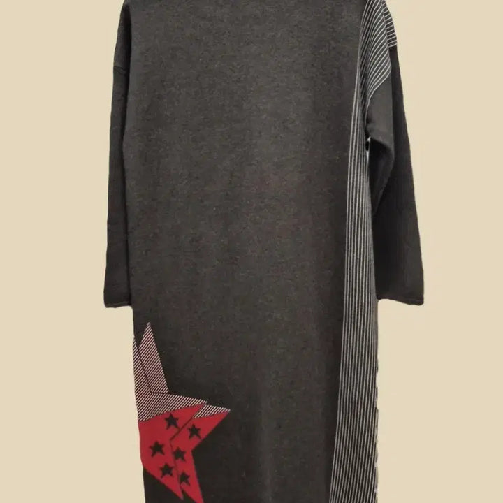 [BUNJANG] Knit Dress with Star Pattern / 니트 원피스