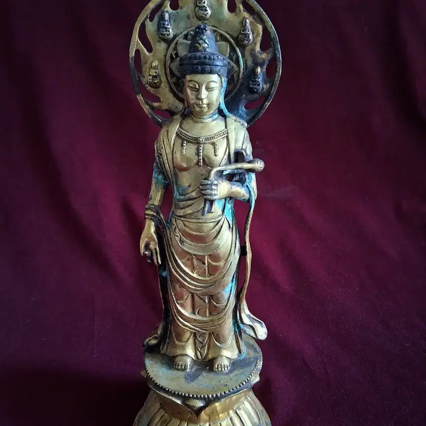 [BUNJANG] Gilt-Bronze Buddha Statue / 금동불상